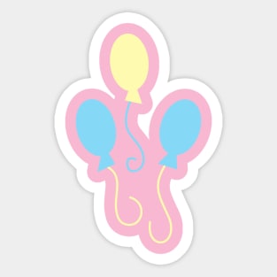 My little Pony - Pinkie Pie Cutie Mark V3 Sticker